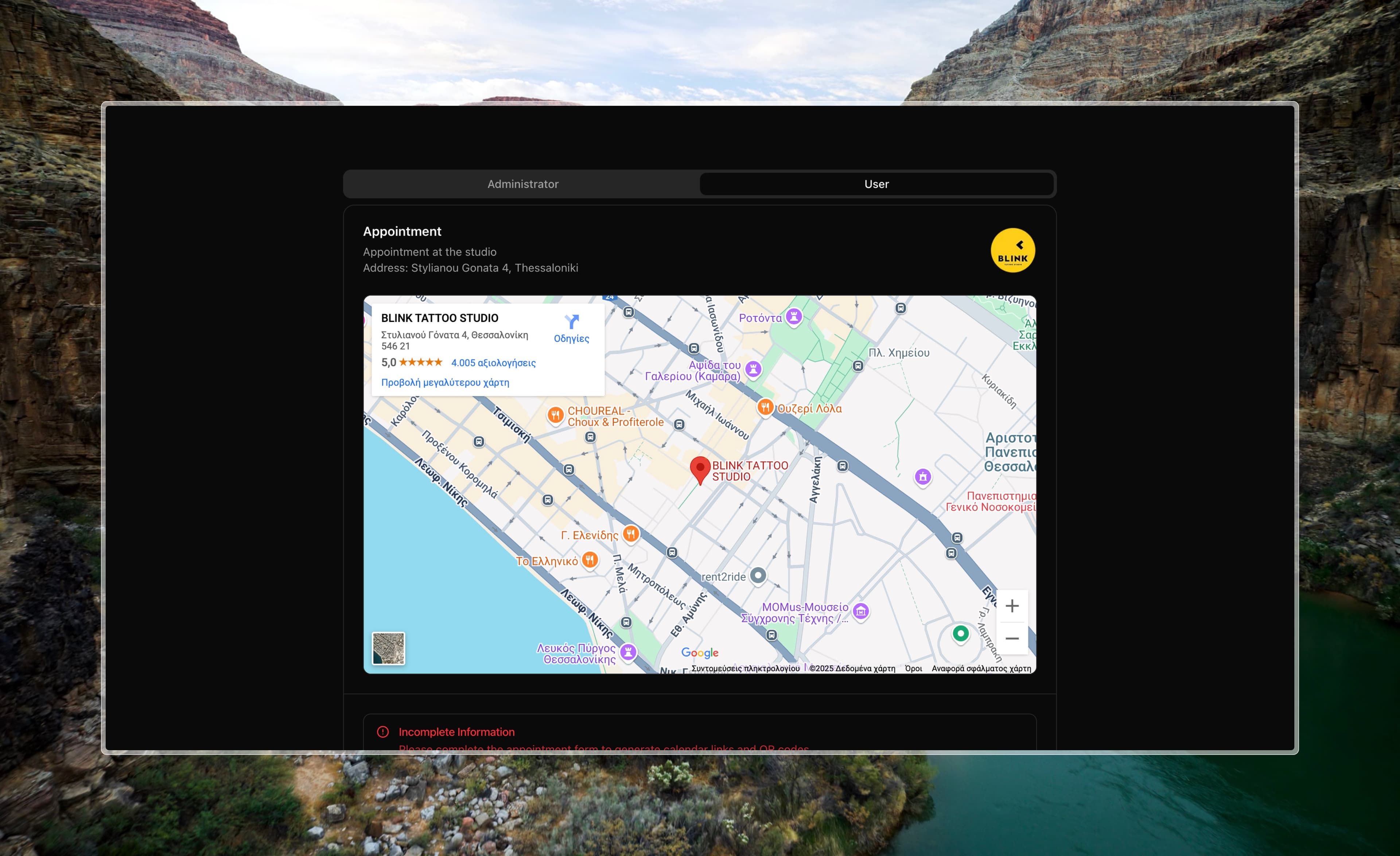 Blink Calendar: Streamlining Tattoo Appointments with Smart Scheduling